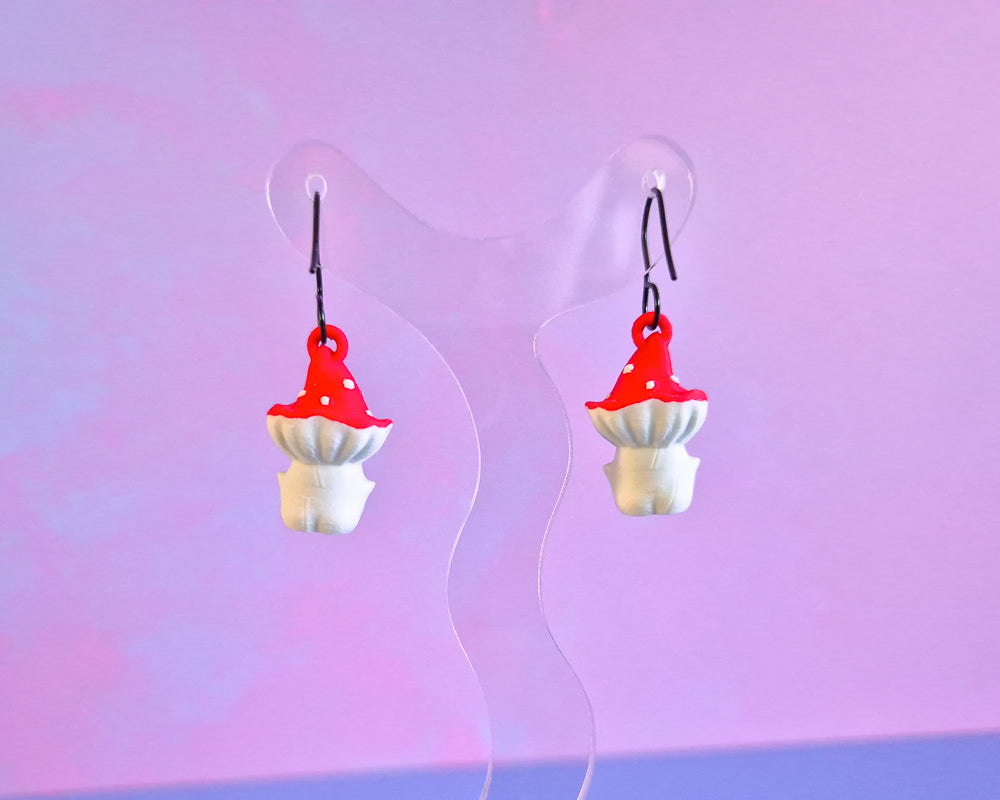 Toadstool Earrings