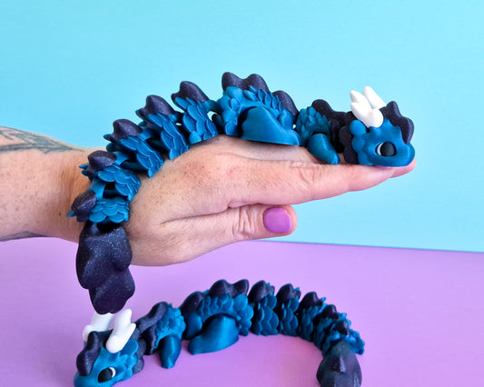 Dragon [Large Teal Metallic]