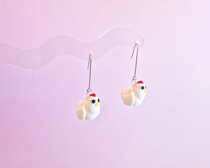 Chicken Earrings