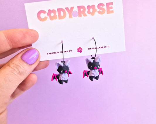 Bat Earrings