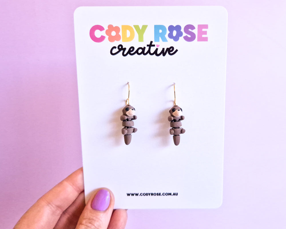 Otter Earrings