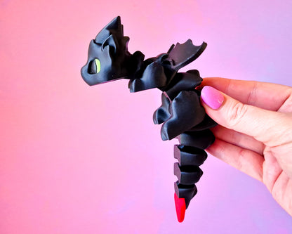 Dragon - Winged [Large Black]