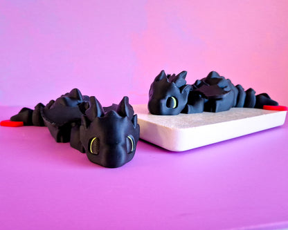 Dragon - Winged [Large Black]