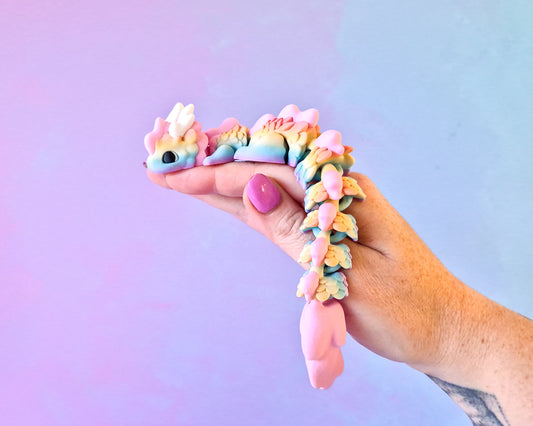 Dragon [Med Pink Rainbow]