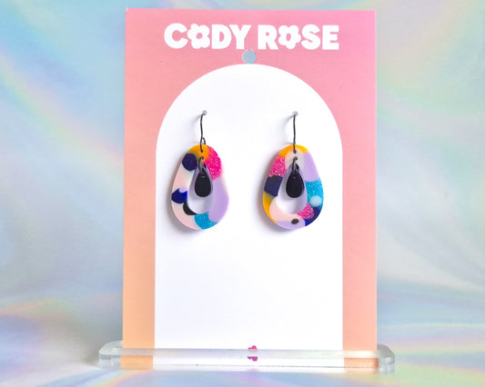 Resin Earrings - 040